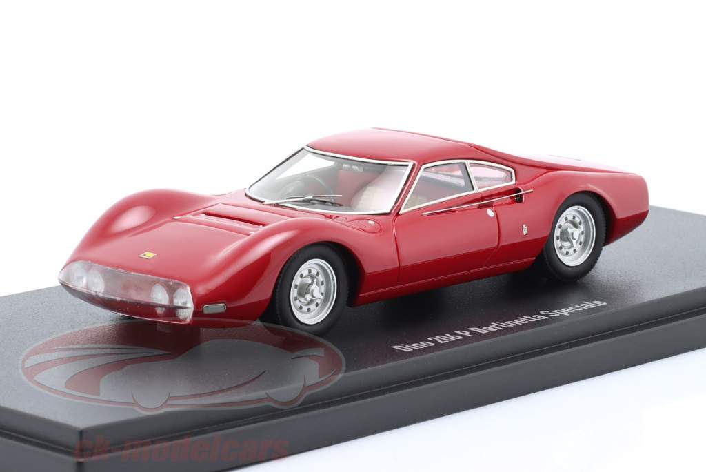 Ferrari Dino 206 P Berlinetta Speciale 建設年 1965 赤 1:43 AutoCult