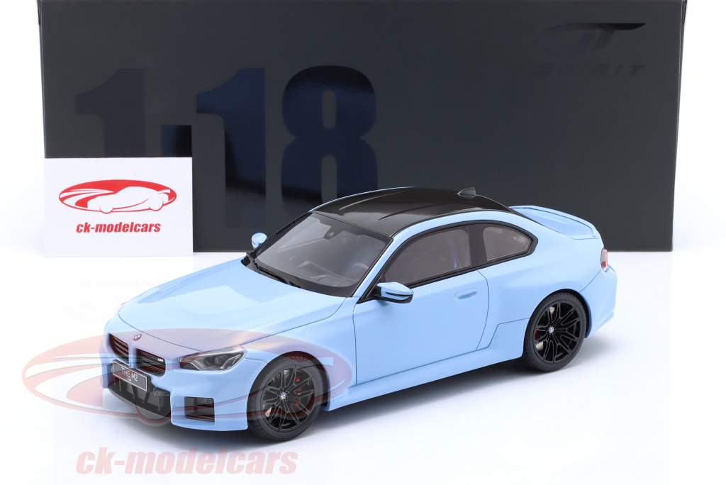GT-SPIRIT 1:18 BMW M2 (G87) Baujahr 2023 blau GT424 Modellauto 