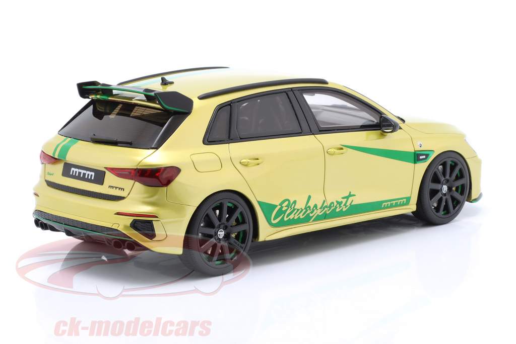Audi S3 (Y8) MTM 建设年份 2022 黄色的 1:18 GT-Spirit