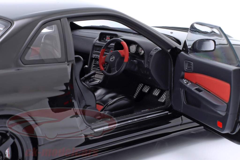 Nissan Skyline GT-R (R34) Nismo Z-tune 2005 zwart 1:18 AUTOart