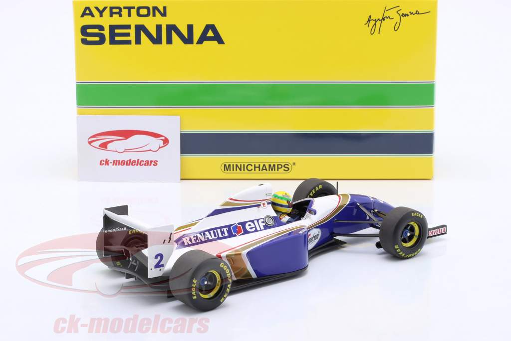 Ayrton Senna Williams FW16 #2 San Marino GP формула 1 1994 1:18 Minichamps