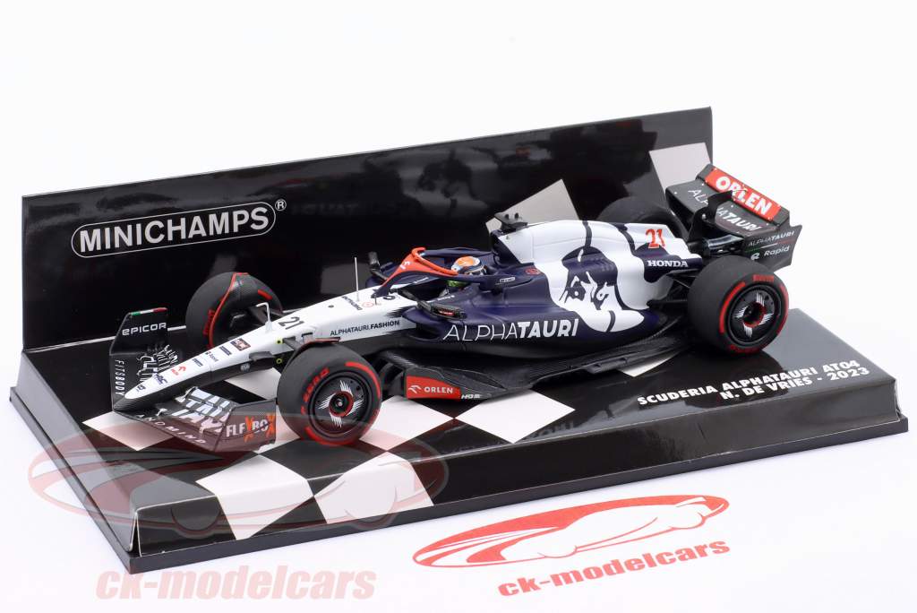 Minichamps 1:43 Nyck de Vries Alpha Tauri AT04 #21 イギリス人 GP 