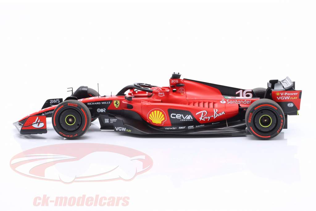 Charles Leclerc Ferrari SF-23 #16 Bahrein GP formule 1 2023 1:18 BBR