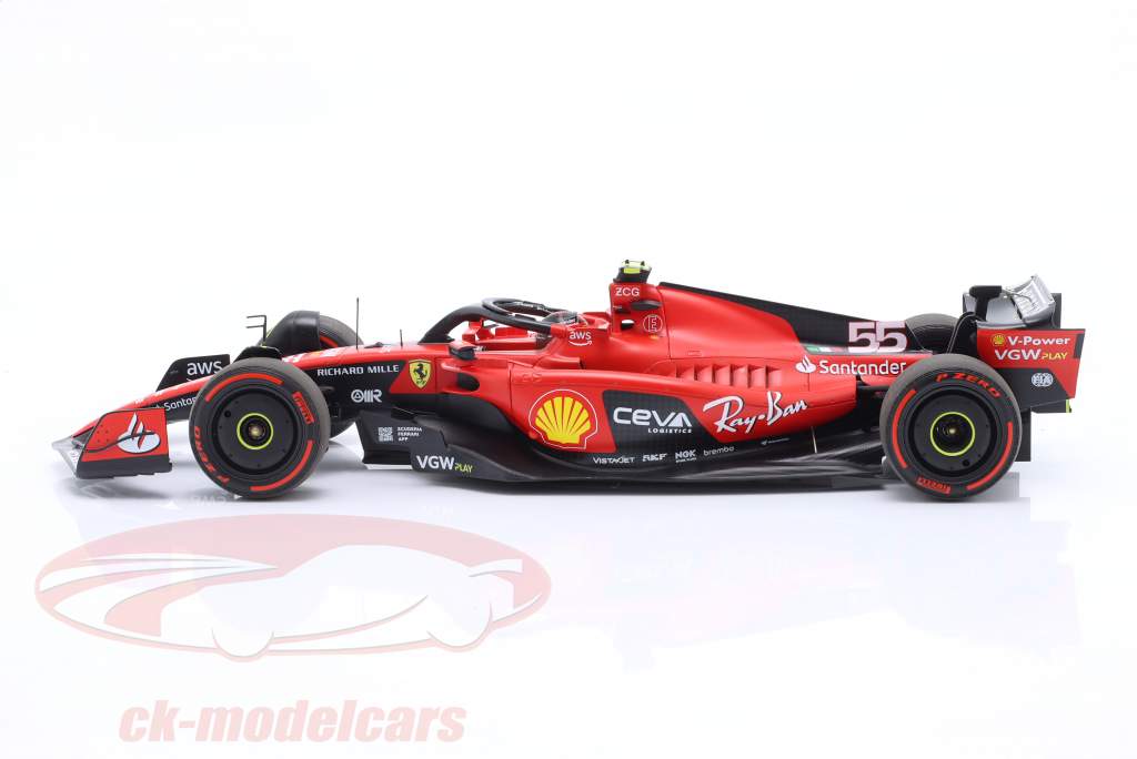 Carlos Sainz jr. Ferrari SF-23 #55 4th Bahreïn GP formule 1 2023 1:18 BBR