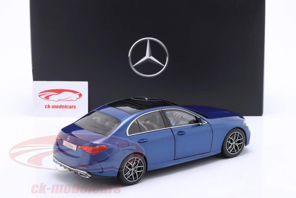 Mercedes-Benz C-Class (W206) year 2021 spectral blue 1:18 NZG