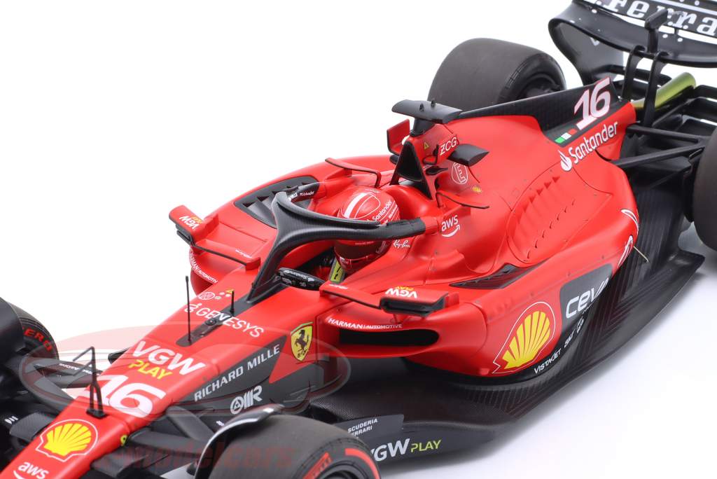 Charles Leclerc Ferrari SF-23 #16 Bahréin GP fórmula 1 2023 1:18 BBR