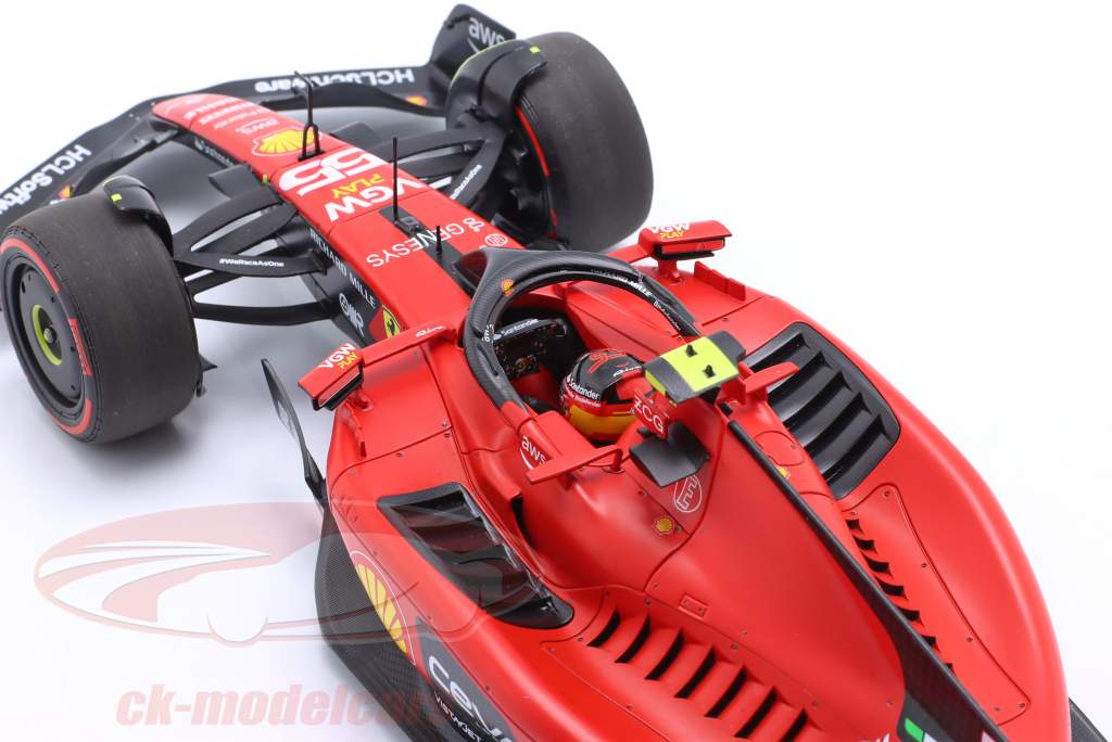 Carlos Sainz jr. Ferrari SF-23 #55 4th Bahrain GP Formula 1 2023 1:18 BBR