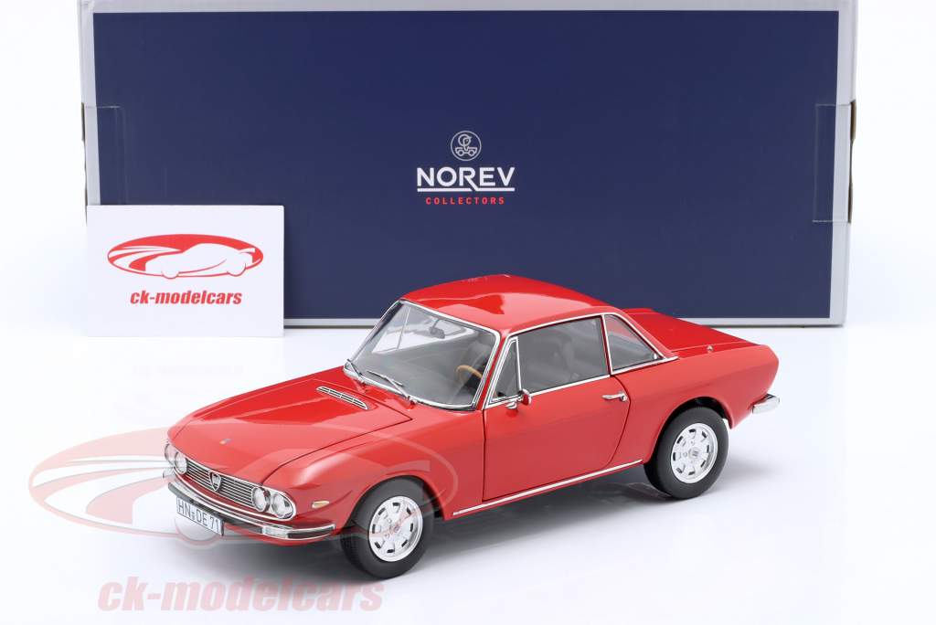 Lancia Fulvia 1600 HF Anno di costruzione 1971 rosso metallico 1:18 Norev