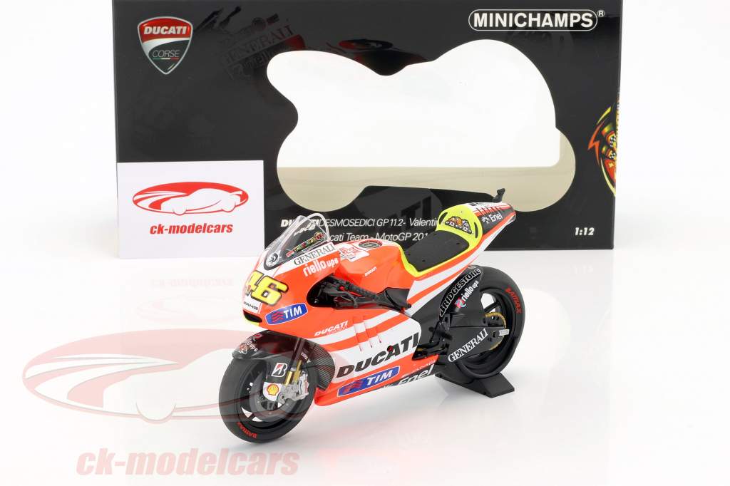 Valentino Rossi Ducati Desmosedici GP11.2 #46 MotoGP 2011 1:12 Minichamps