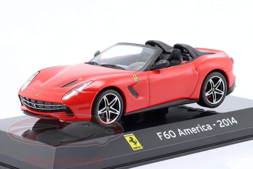 Ferrari F60 America Год постройки 2014 красный 1:43 Altaya