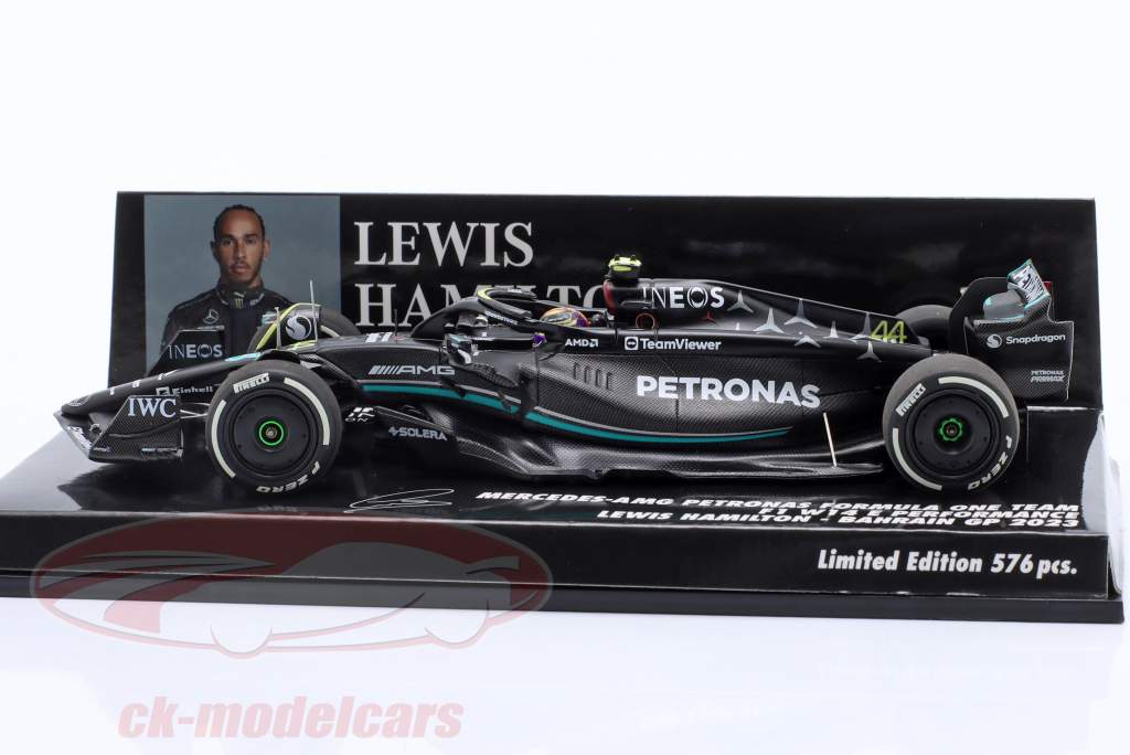 Hamilton Mercedes-AMG F1 W14 #44 5e Bahrein GP formule 1 2023 1:43 Minichamps