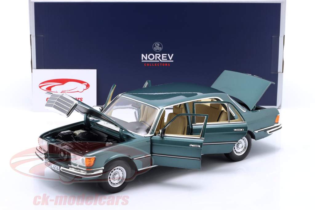 Mercedes-Benz 450 SEL 6.9 Année de construction 1979 bleu pétrole 1:18 Norev