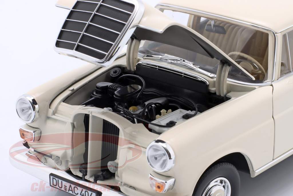 Mercedes-Benz 200 Universal 建設年 1966 クリーム色の白 1:18 Norev