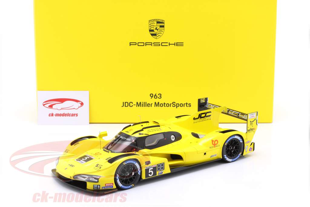 Porsche 963 #5 IMSA 2023 JDC-Miller MotorSports 1:18 Spark