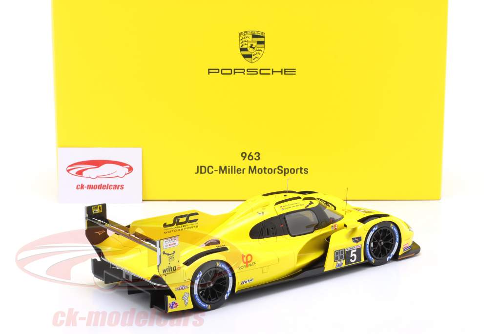 Porsche 963 #5 IMSA 2023 JDC-Miller MotorSports 1:18 Spark / Limitação #001