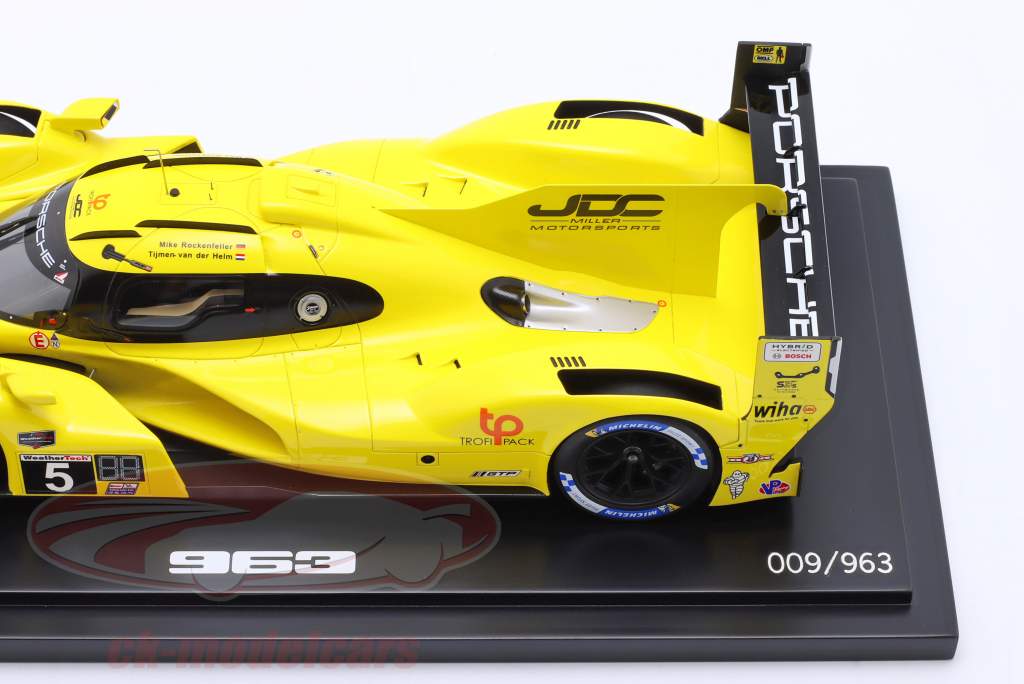 Porsche 963 #5 IMSA 2023 JDC-Miller MotorSports 1:18 Spark / Limitação #009