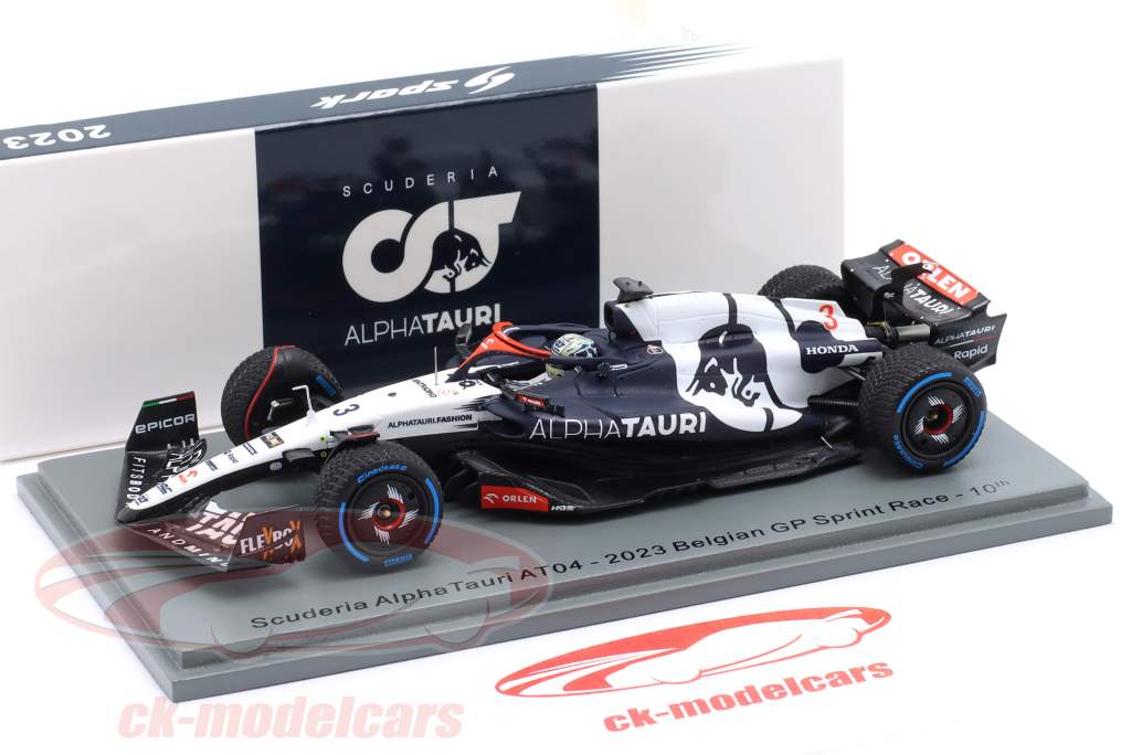 Daniel Ricciardo AlphaTauri AT04 #3 Bélgica GP Fórmula 1 2023 1:43 Spark