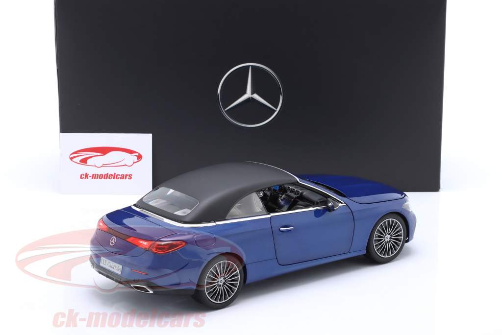 Mercedes-Benz AMG-Line CLE Cabriolet (A236) Année de construction 2024 bleu spectral 1:18 Norev