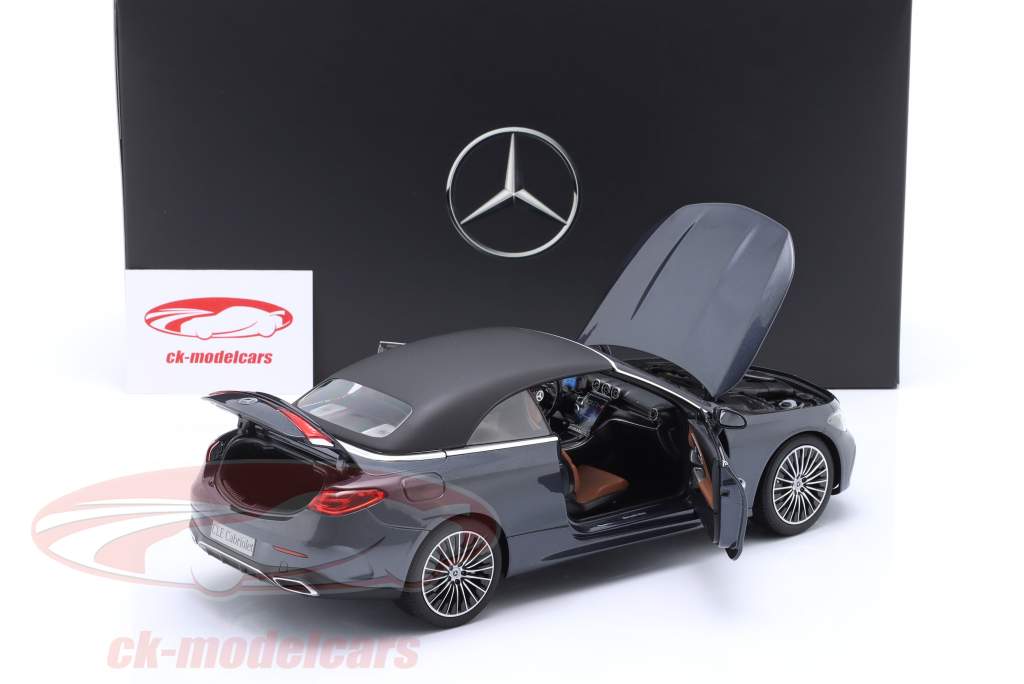 Mercedes-Benz AMG-Line CLE Cabriolet (A236) year 2024 graphite gray 1:18 Norev