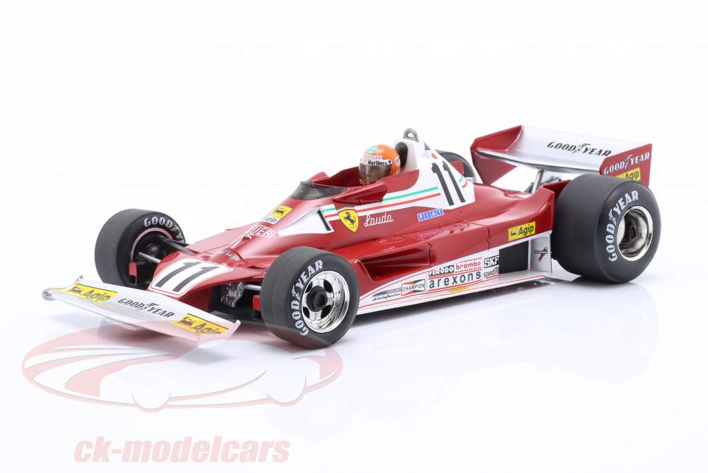 Niki Lauda Ferrari 312 T2B #11 2° Monaco GP formula 1 Campione del mondo 1977 1:18 MCG