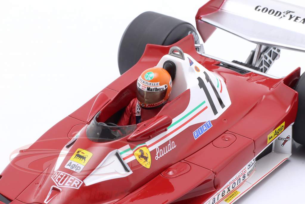 Niki Lauda Ferrari 312 T2B #11 2ème Monaco GP formule 1 Champion du monde 1977 1:18 MCG