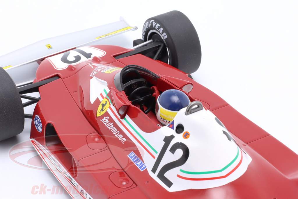 Carlos Reutemann Ferrari 312 T2B #12 3er Suecia GP fórmula 1 1977 1:18 MCG