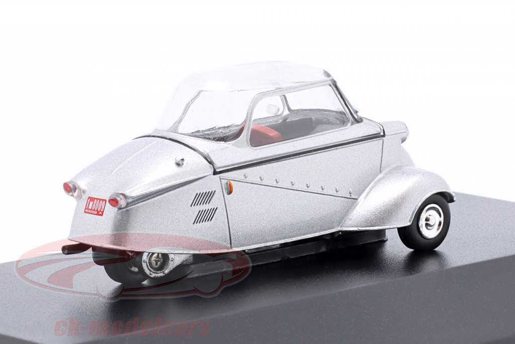 Messerschmitt KR200 Ano de construção 1957 prata 1:43 Altaya