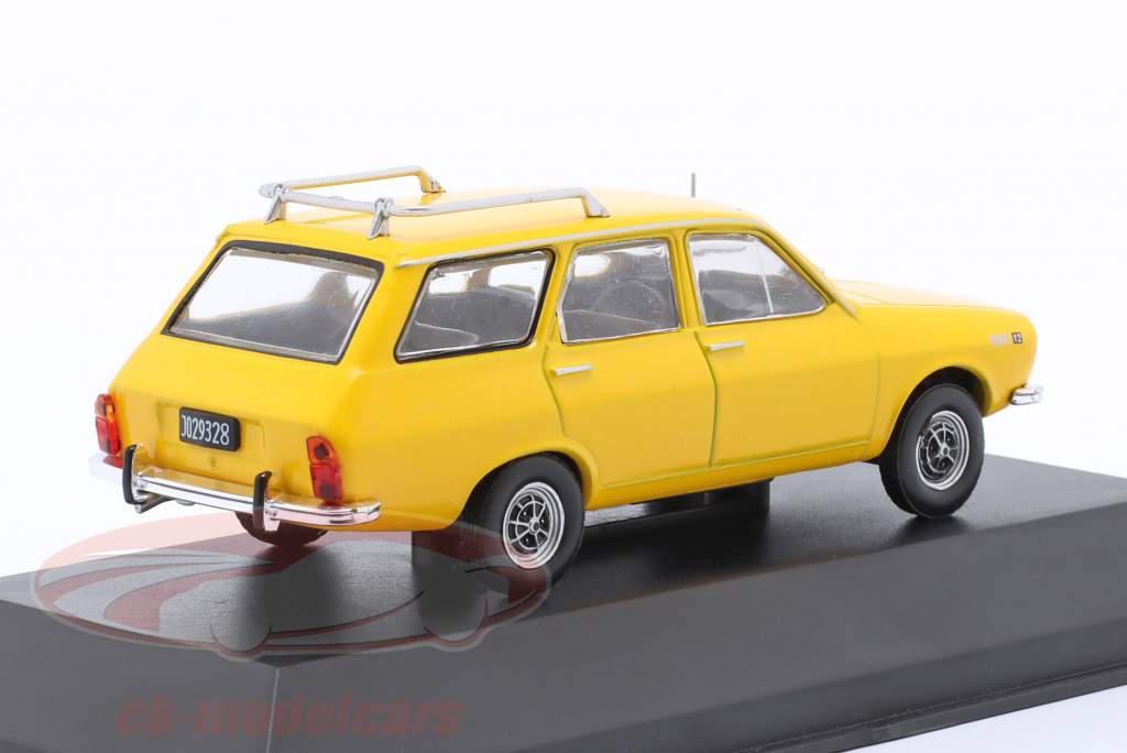 Renault 12 Break Année de construction 1973 jaune 1:43 Altaya
