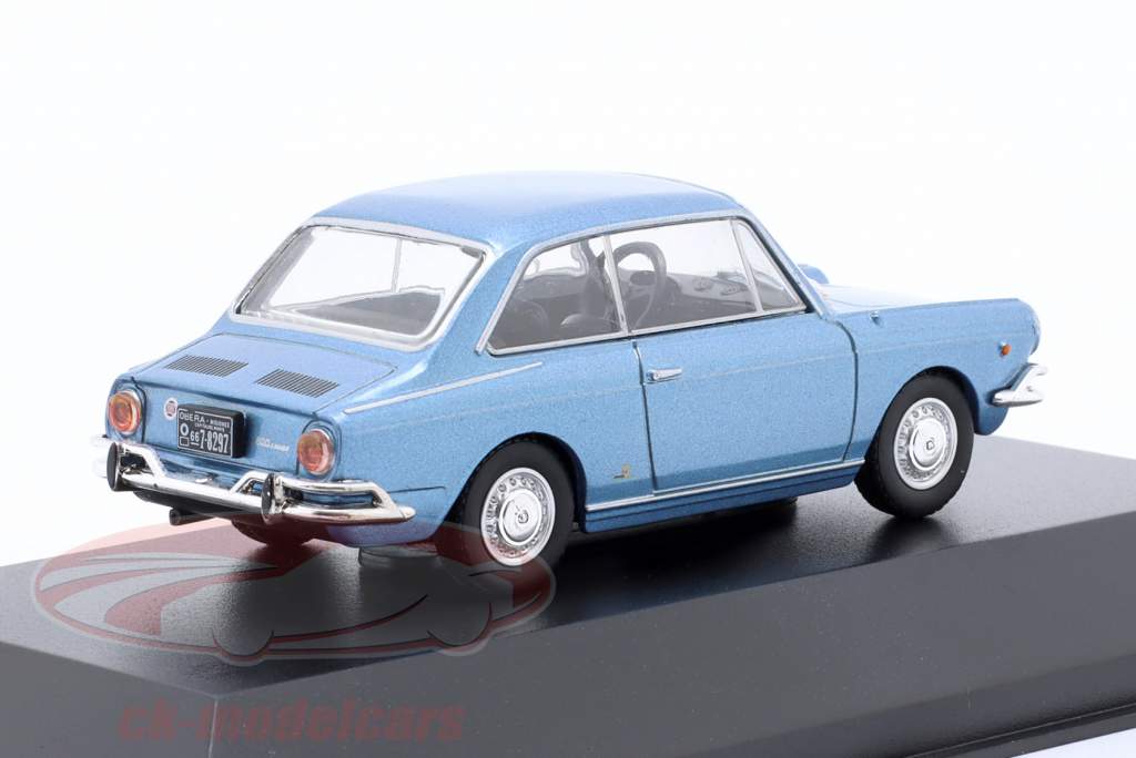 Fiat 800 Byggeår 1966 blå 1:43 Altaya