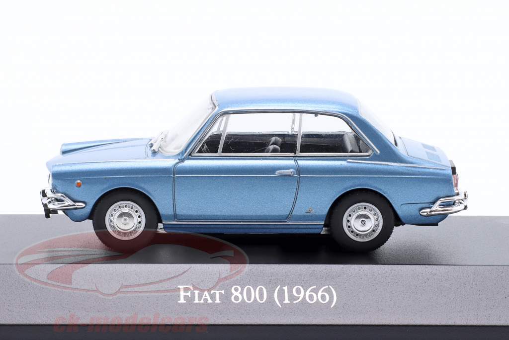 Fiat 800 Byggeår 1966 blå 1:43 Altaya