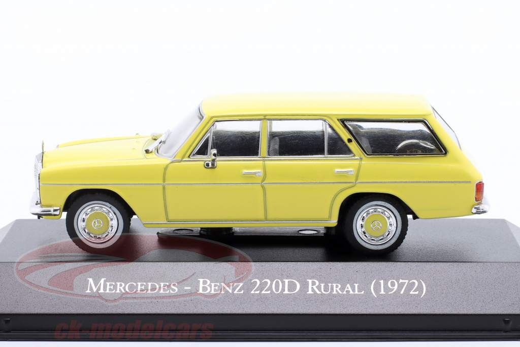 Mercedes-Benz 220 Rural Baujahr 1972 gelb 1:43 Altaya