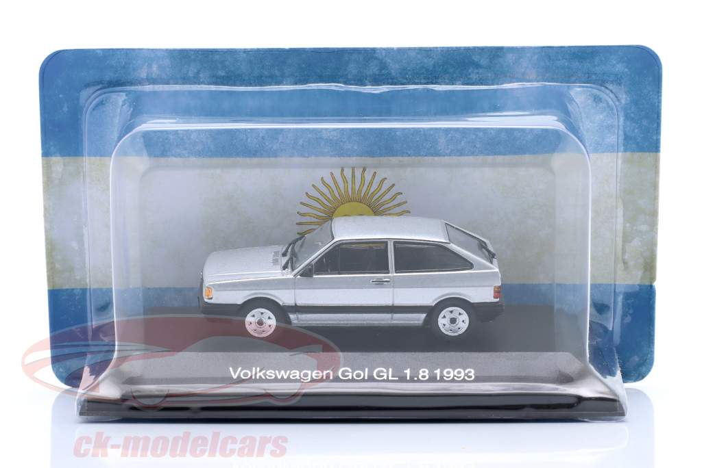Volkswagen VW Gol GL 1.8 Bouwjaar 1993 zilver 1:43 Altaya