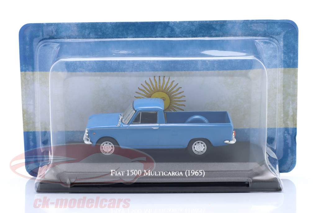 Fiat 1500 Multicarga 建設年 1965 青 1:43 Altaya