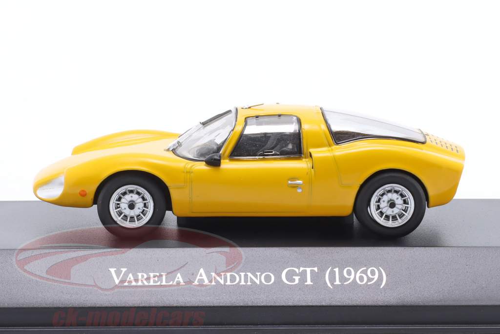 Renault Varela Andino GT year 1969 yellow 1:43 Altaya