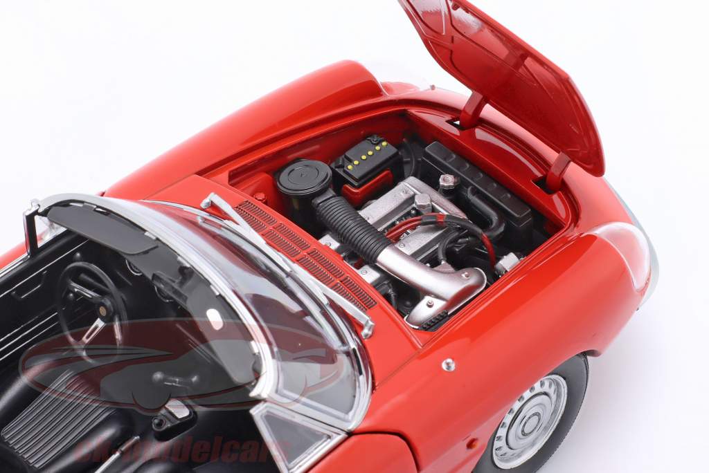 Alfa Romeo Duetto 1600 Spider Byggeår 1966 rød 1:18 Touring Modelcars
