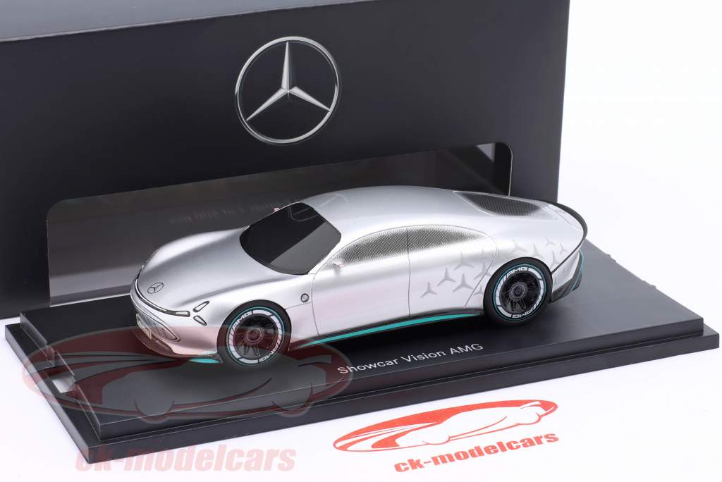 Mercedes-Benz AMG Vision alluminio argento 1:43 AutoCult