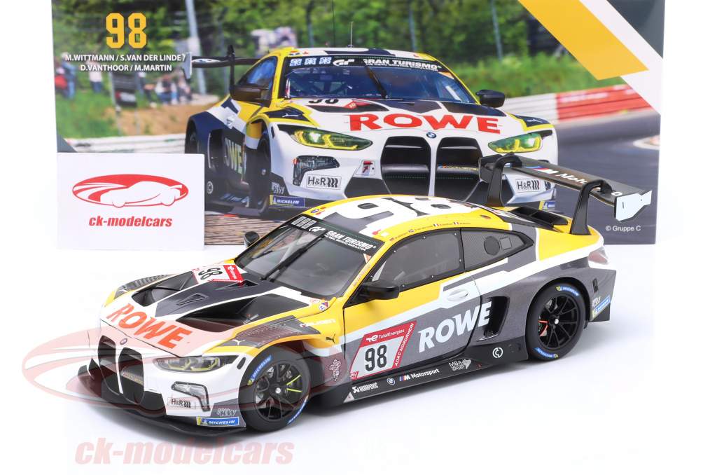 BMW M4 GT3 #98 2e 24h Nürburgring 2023 Rowe Racing 1:18 Minichamps