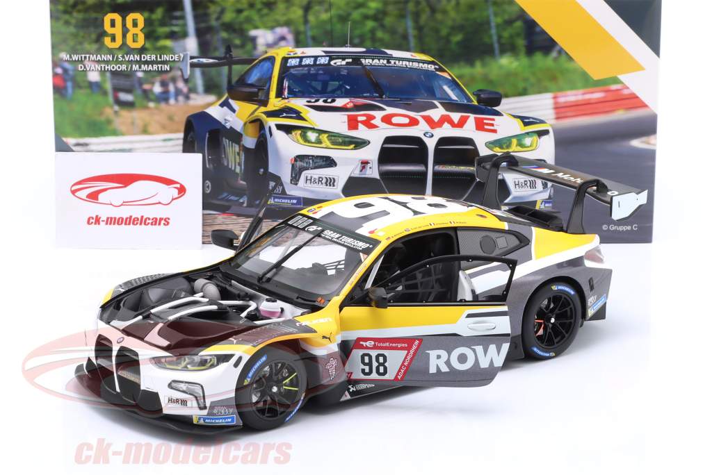Minichamps 1:18 BMW M4 GT3 #98 2nd 24h Nurburgring 2023 Rowe  