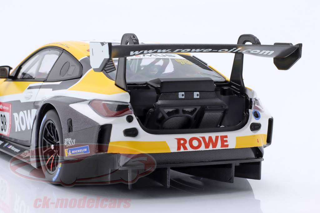 BMW M4 GT3 #98 2ème 24h Nürburgring 2023 Rowe Racing 1:18 Minichamps