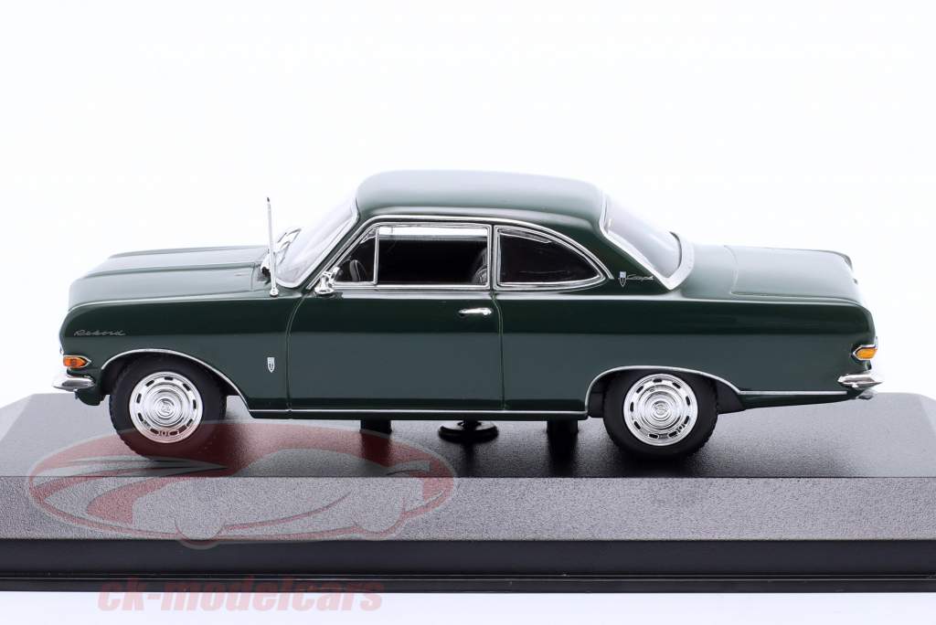 Opel Rekord A Coupe Baujahr 1962 dunkelgrün 1:43 Minichamps