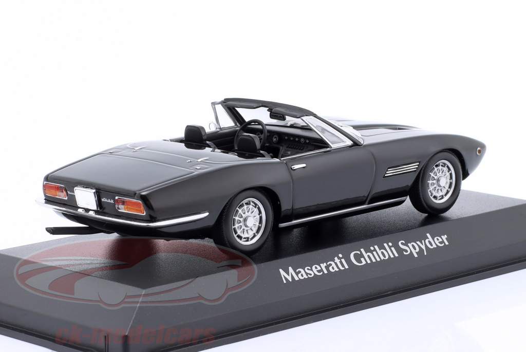 Maserati Ghibli Spyder year 1969 black 1:43 Minichamps