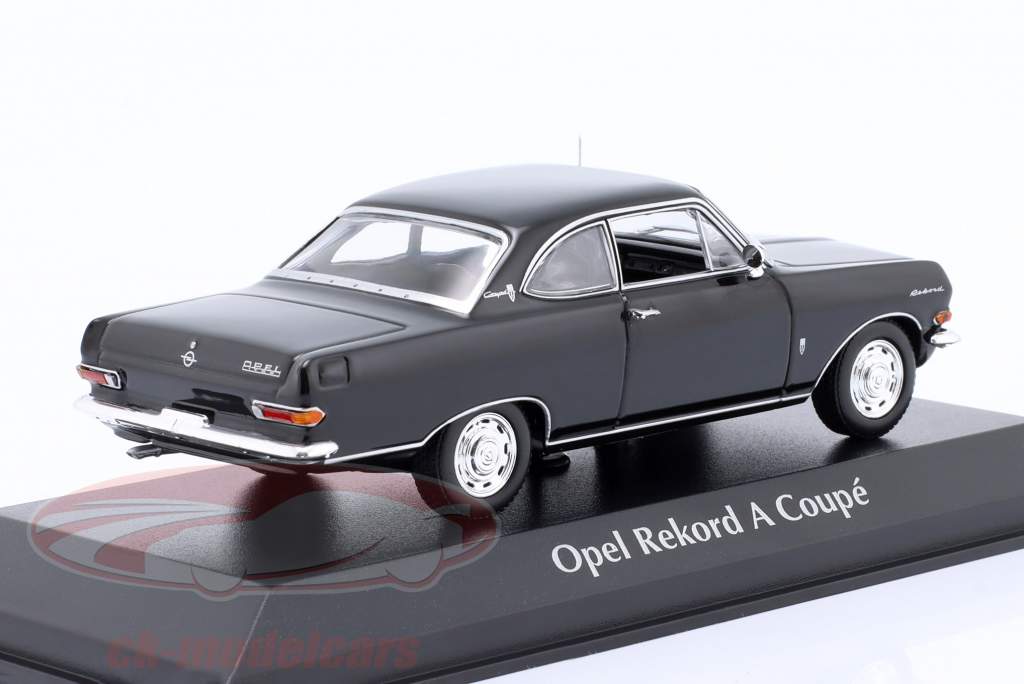 Opel Rekord A Coupe Bouwjaar 1962 zwart 1:43 Minichamps