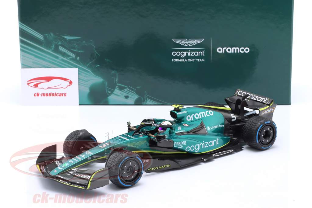 S. Vettel Aston Martin AMR22 #5 Monaco GP Formula 1 2022 1:18 Minichamps