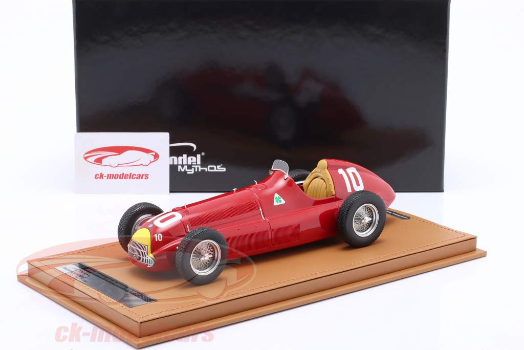 J.- M. Fangio Alfa Romeo 158 #10 勝者 ベルギー GP 式 1 1950 1:18 Tecnomodels