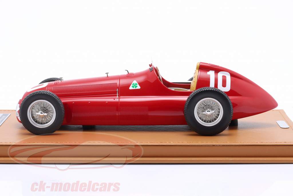 G. Farina Alfa Romeo 158 #10 ganhador Itália GP Fórmula 1 Campeão mundial 1950 1:18 Tecnomodel