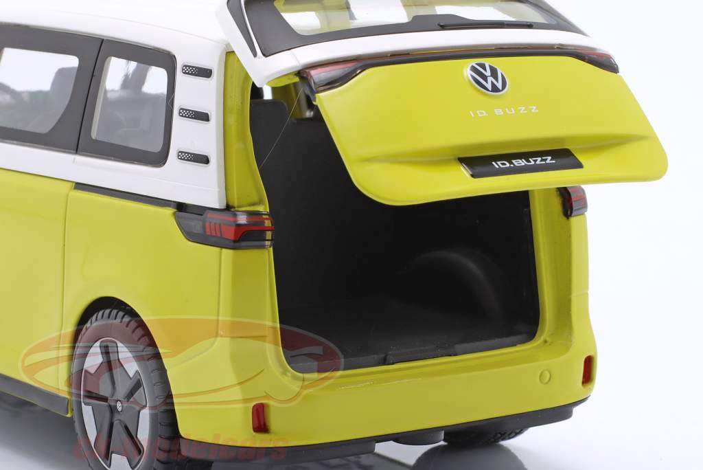 Volkswagen VW ID. Buzz year 2023 yellow / white 1:24 Maisto