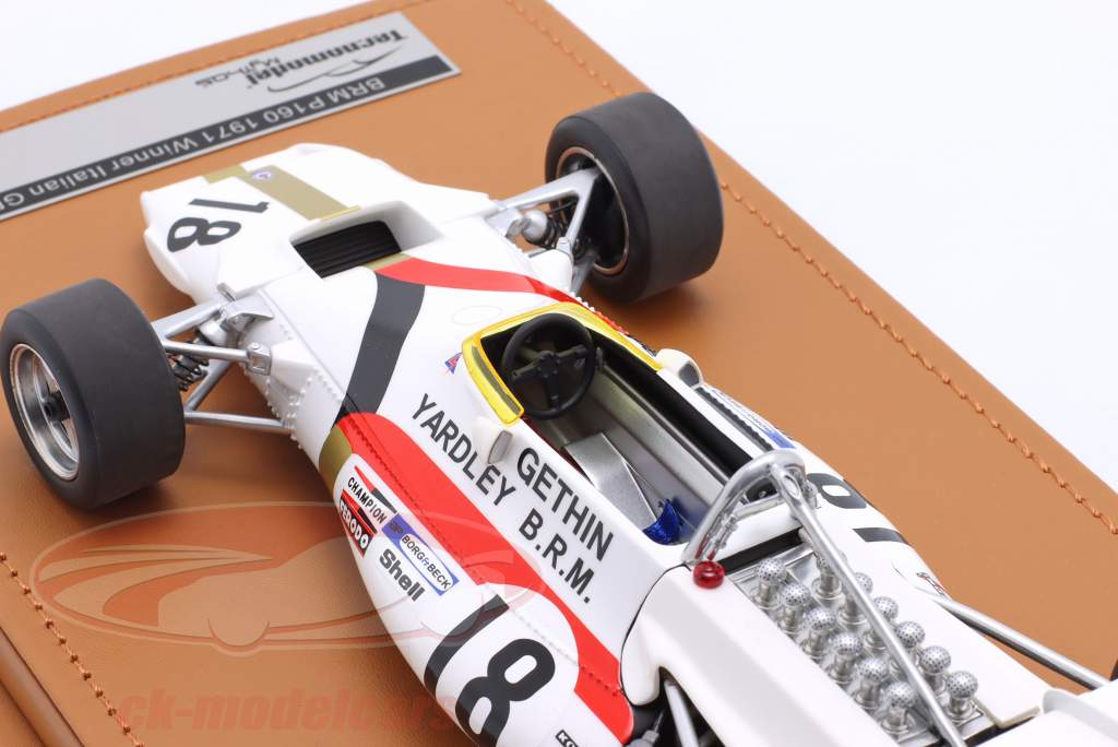 P. Gethin BRM P160 #18 gagnant Italie GP formule 1 1971 1:18 Tecnomodel