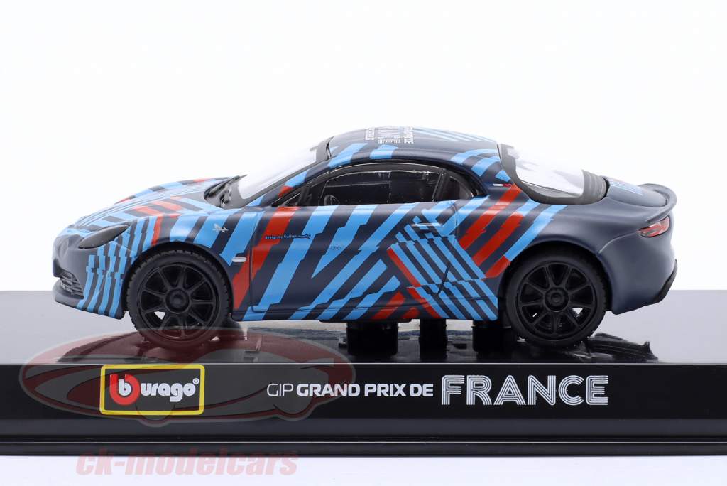 Renault Alpine A110 GP de France 2022 veelkleurig 1:43 Bburago