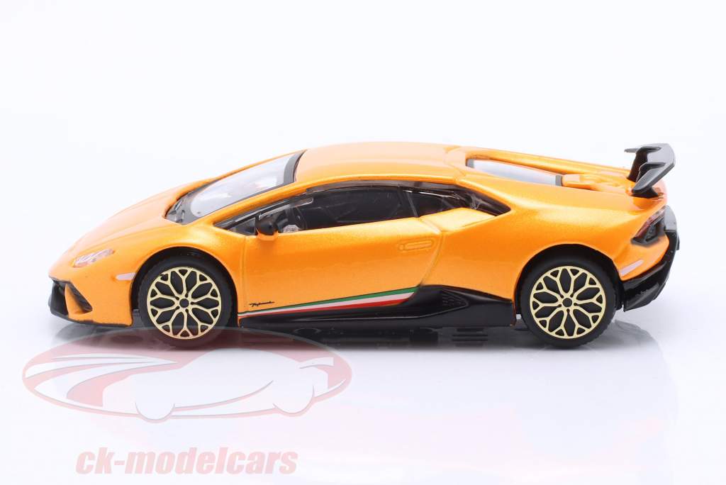 Lamborghini Huracan Performante year 2017 orange metallic 1:43 Bburago