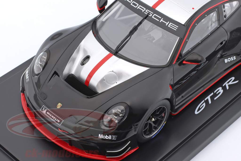 Porsche 911 (992) GT3 R noir 1:18 Spark